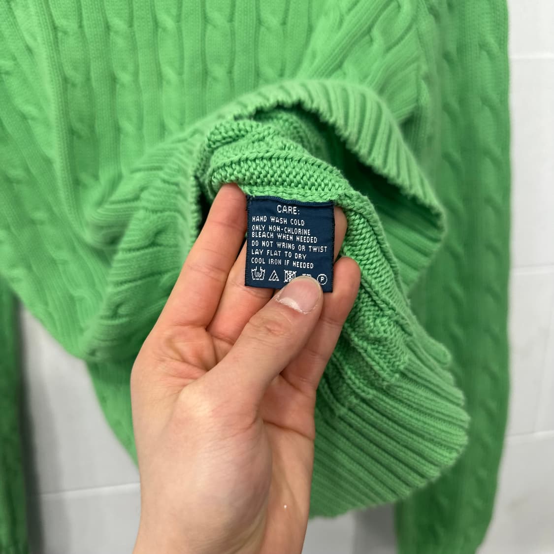 폴로 랄프로렌 꽈배기 니트 상품이미지4