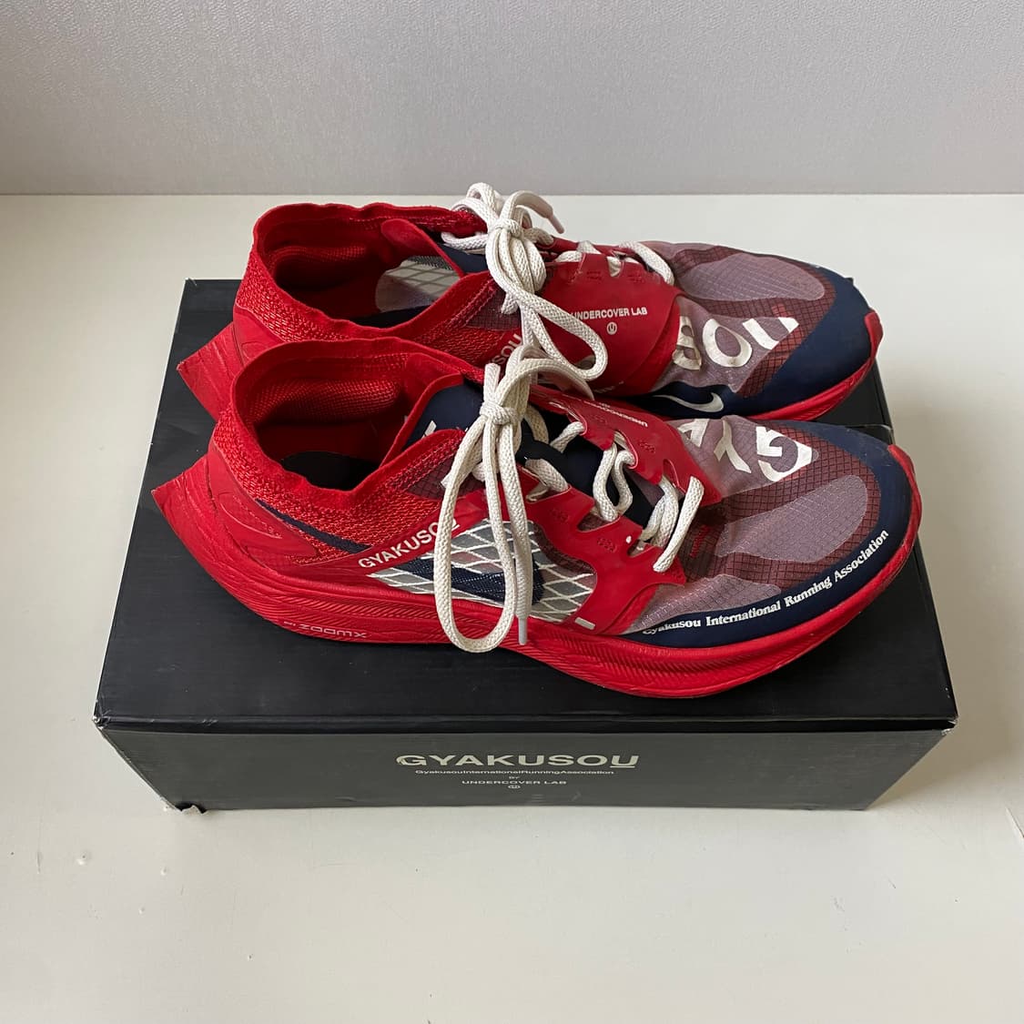 [265] 나이키 x 언더커버 갸쿠소우 줌X 베이퍼플라이 넥스트% 레드 상품이미지5