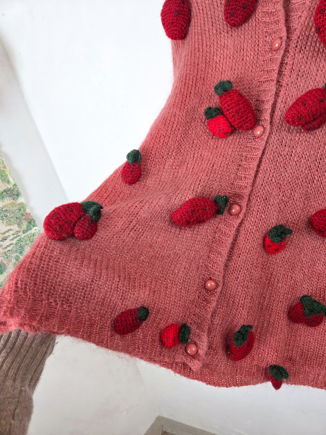 PINK HOUSE 딸기 가득 가디건 상품이미지4