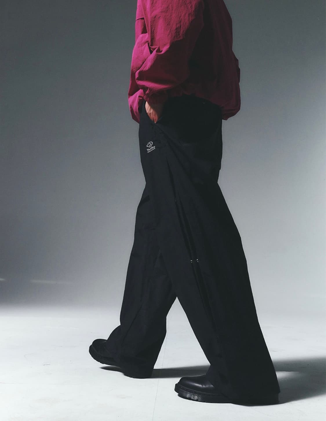 트래블 워크샵 사이드 스냅 팬츠 블랙 상품이미지2