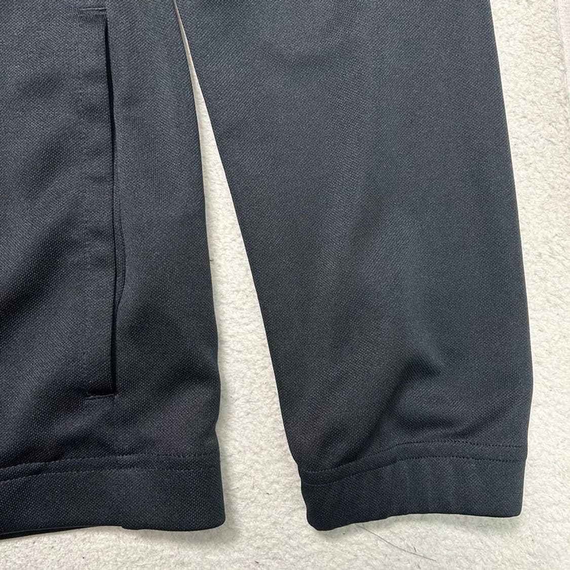 아디다스 3-스트라이프 루즈 핏 더블니트 트랙탑 블랙 S 상품이미지3