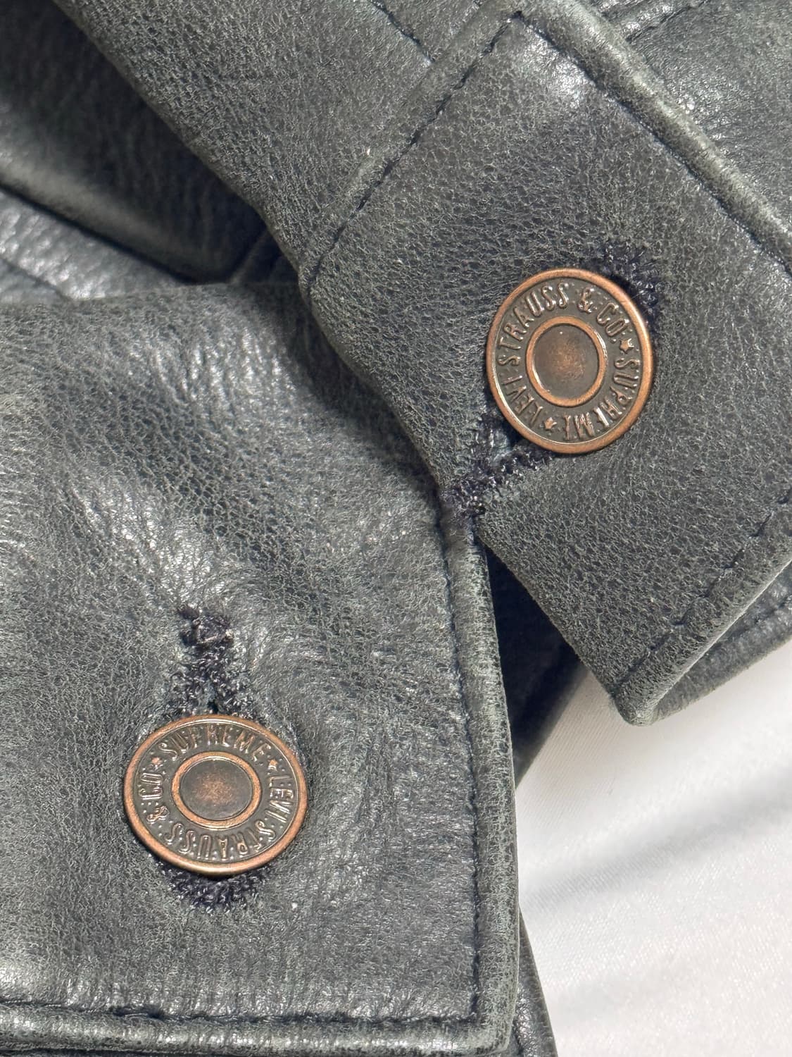 슈프림 x리바이스 leather jacket 2011-fw 상품이미지9