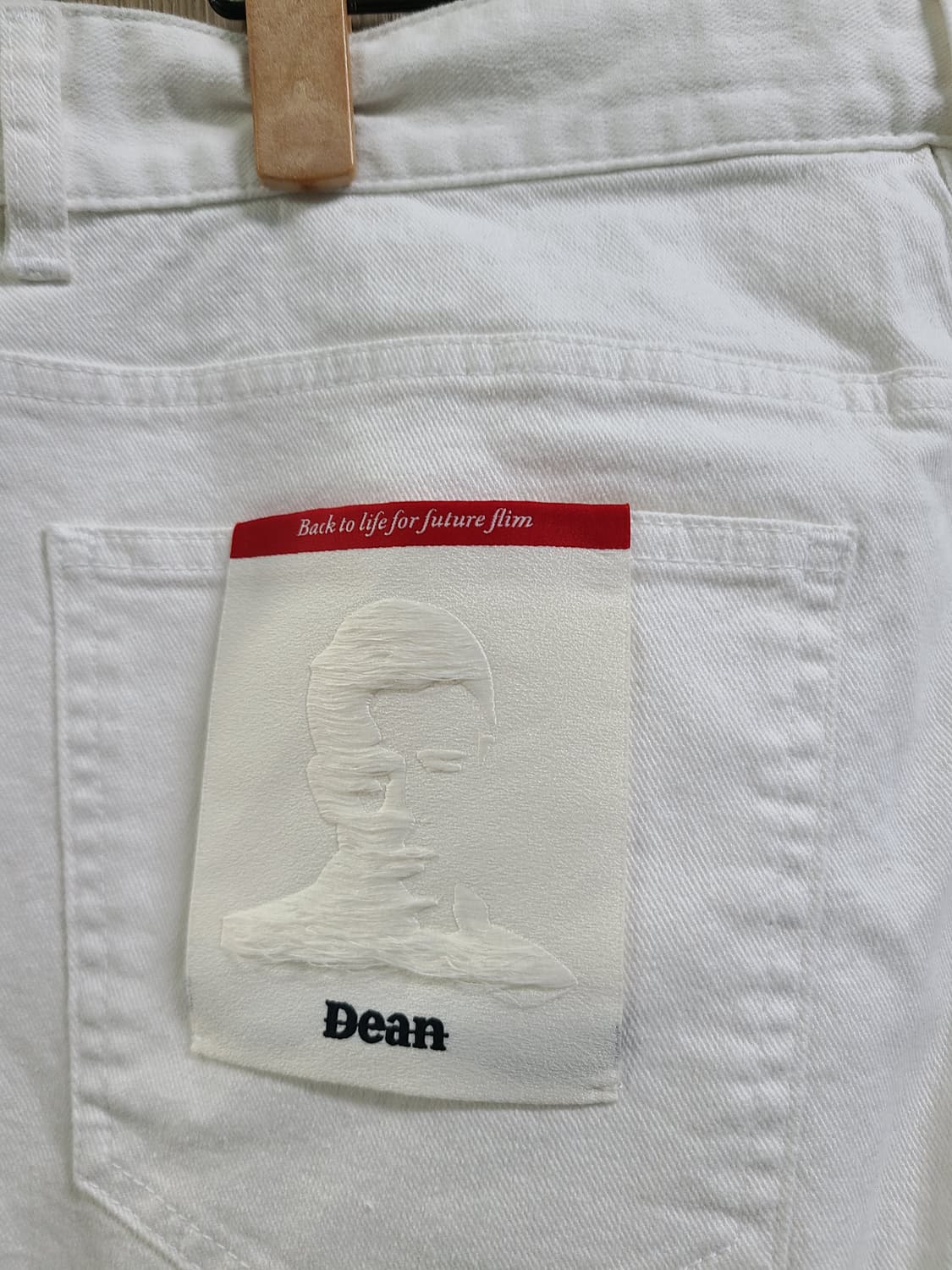 시스템옴므 테이퍼드핏 화이트데님 팬츠 82 상품이미지4