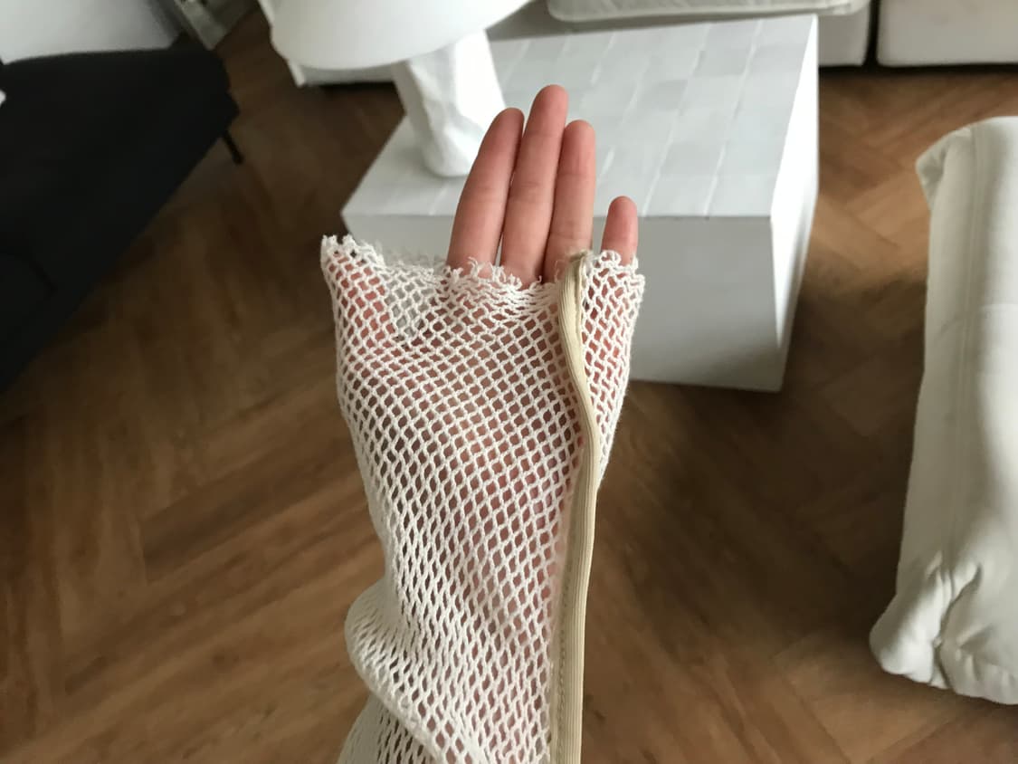 vintage ivory net top 상품이미지5