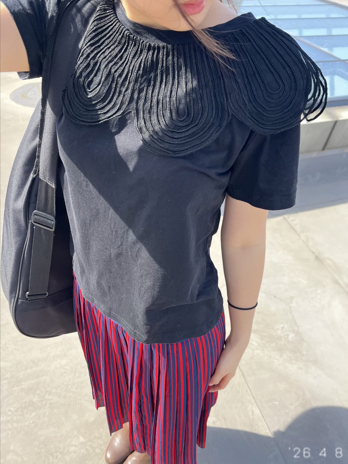 Corded Collar Tee 코디드 칼라 티 상품이미지1