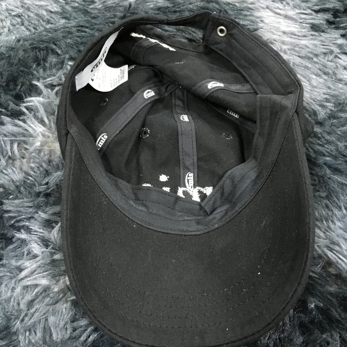 투티/0367 emis 블랙 자수 로고 모자 캡 데일리 상품이미지7