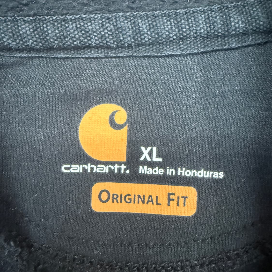 (XL) 칼하트 Carhartt 스펠아웃 후드티셔츠(블랙,빅사이즈) 상품이미지2
