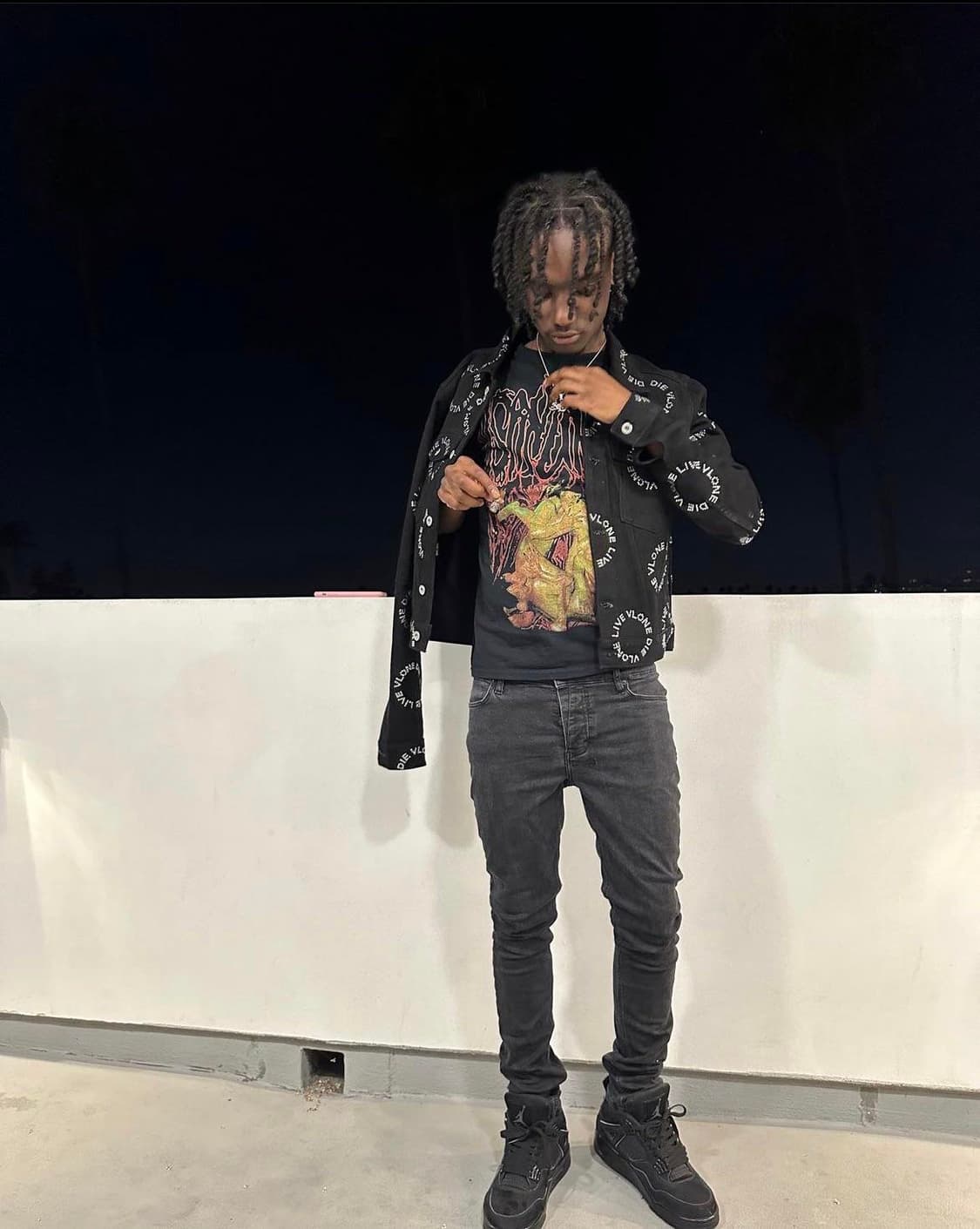 Vlone 데님 자켓 상품이미지1