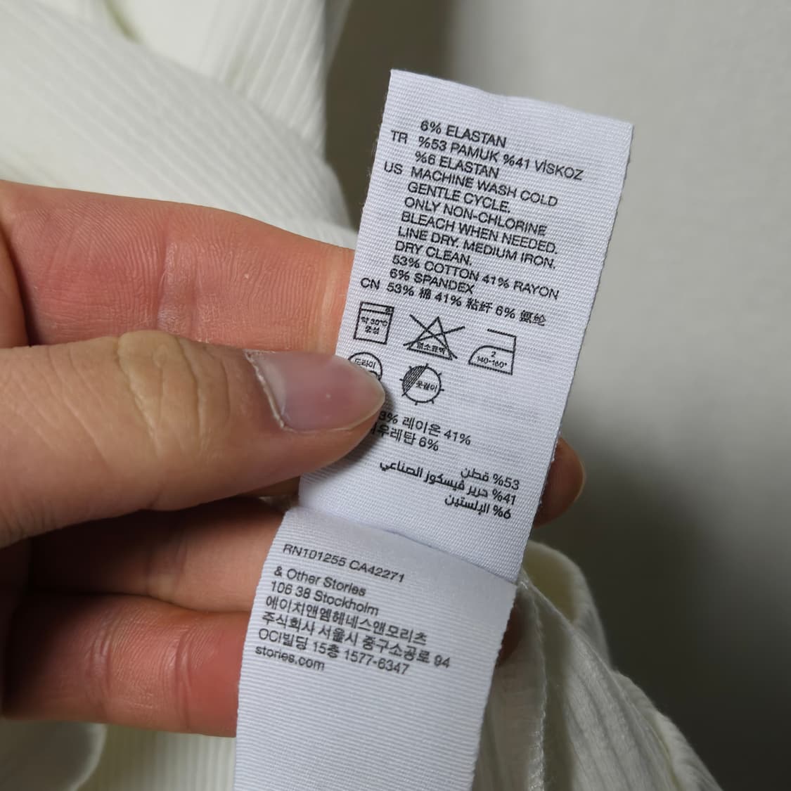 앤아더스토리즈 코튼 슬리브리스 탑 / 여성 탑 / 여성 나시 상품이미지4