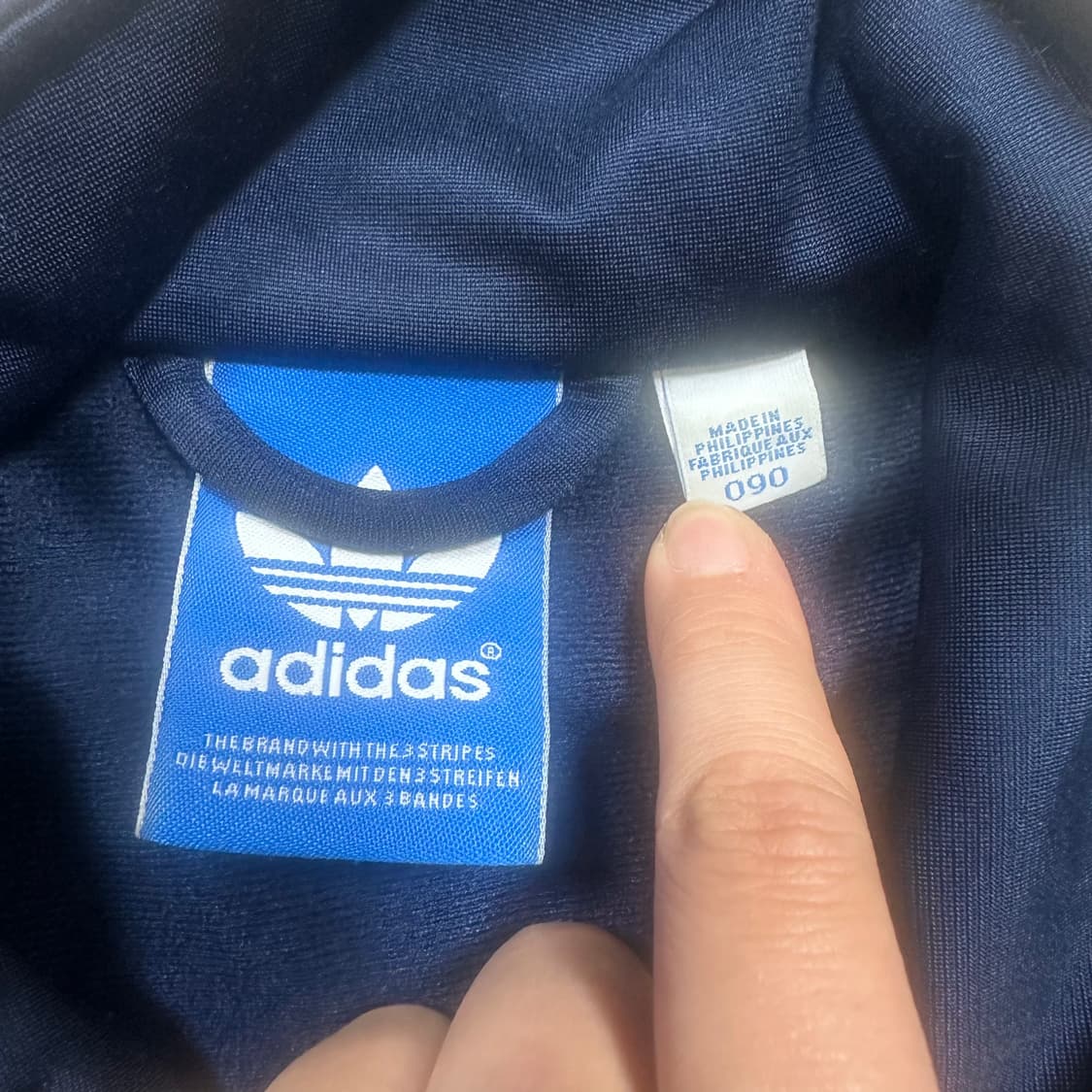 ✨ (바배) 아디다스 구 파이어버드 네이비 트랙탑 져지  상품이미지3