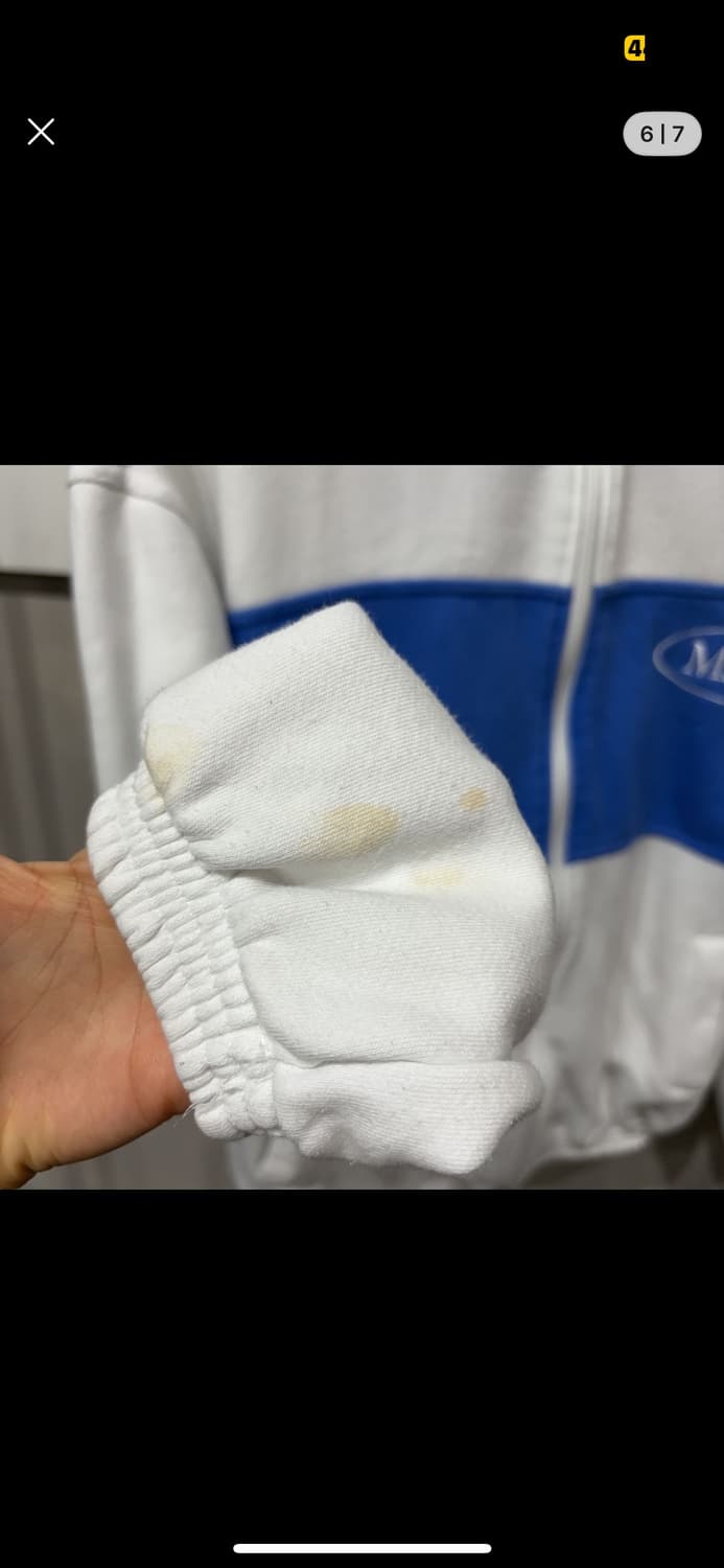 미스치프 파란 자켓 블루 집업 저지 캐주얼 상품이미지2