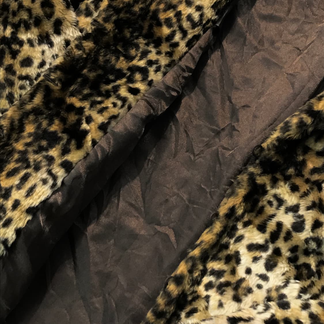 VTG 빈티지 레오파드 패턴 하프 코트 자켓 여성 프리사이즈  상품이미지5