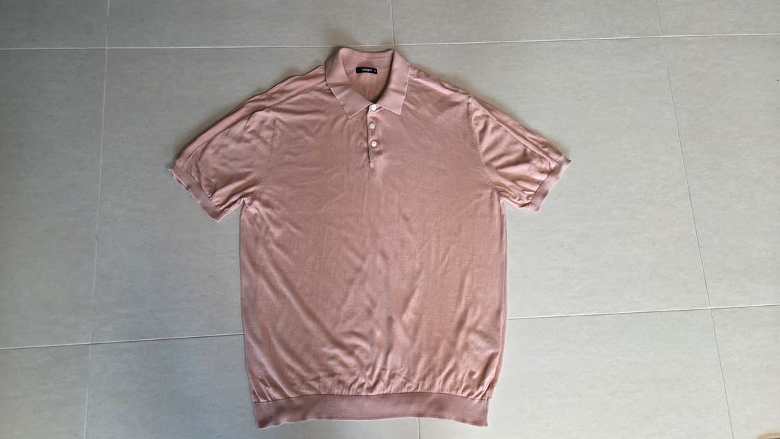 알레그리 실크 니트 PK 반팔 티셔츠 상품이미지3