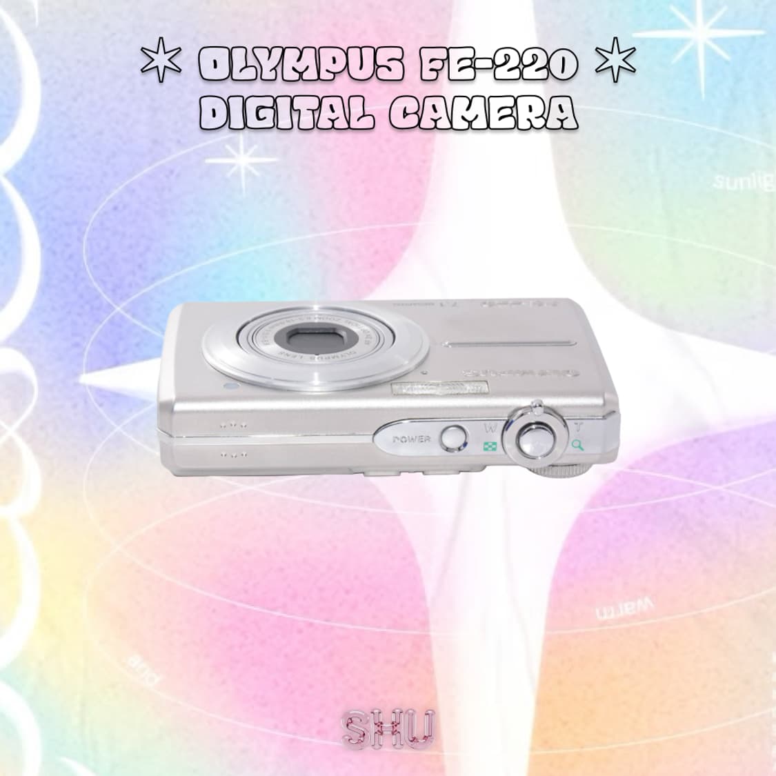(풀박) 올림푸스 FE-220 빈티지 디카 디지털카메라 실버  상품이미지4