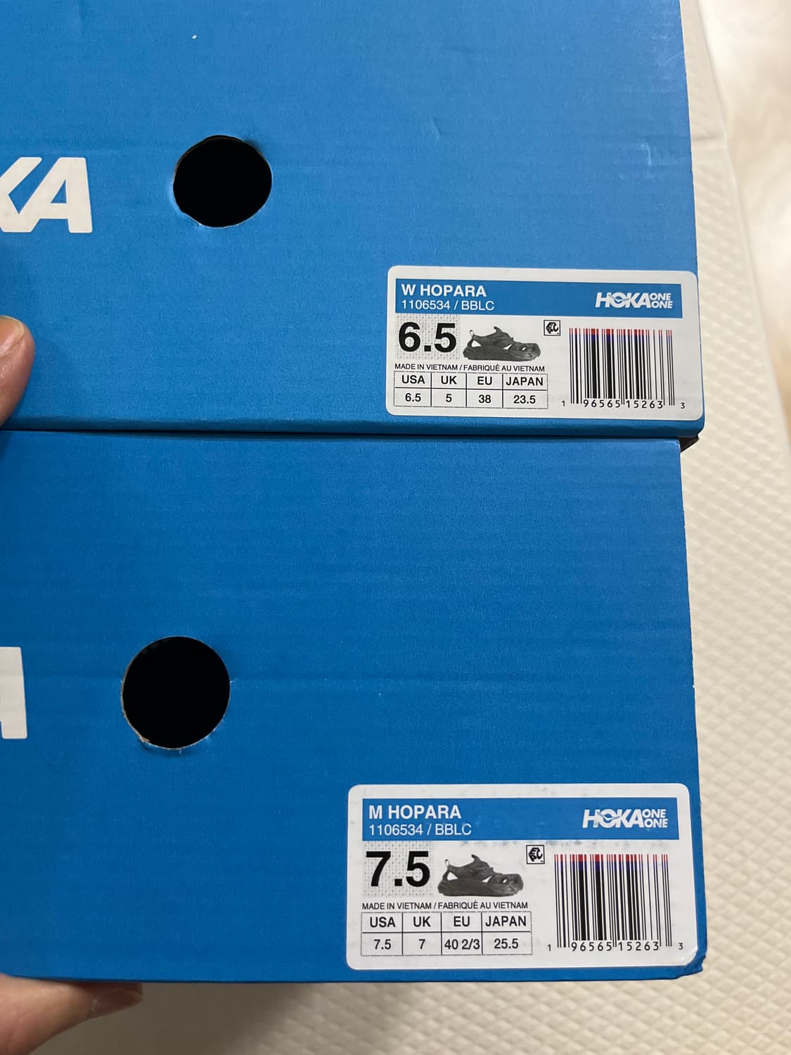 HOKA 호카 호파라 블랙 235 255 상품이미지4