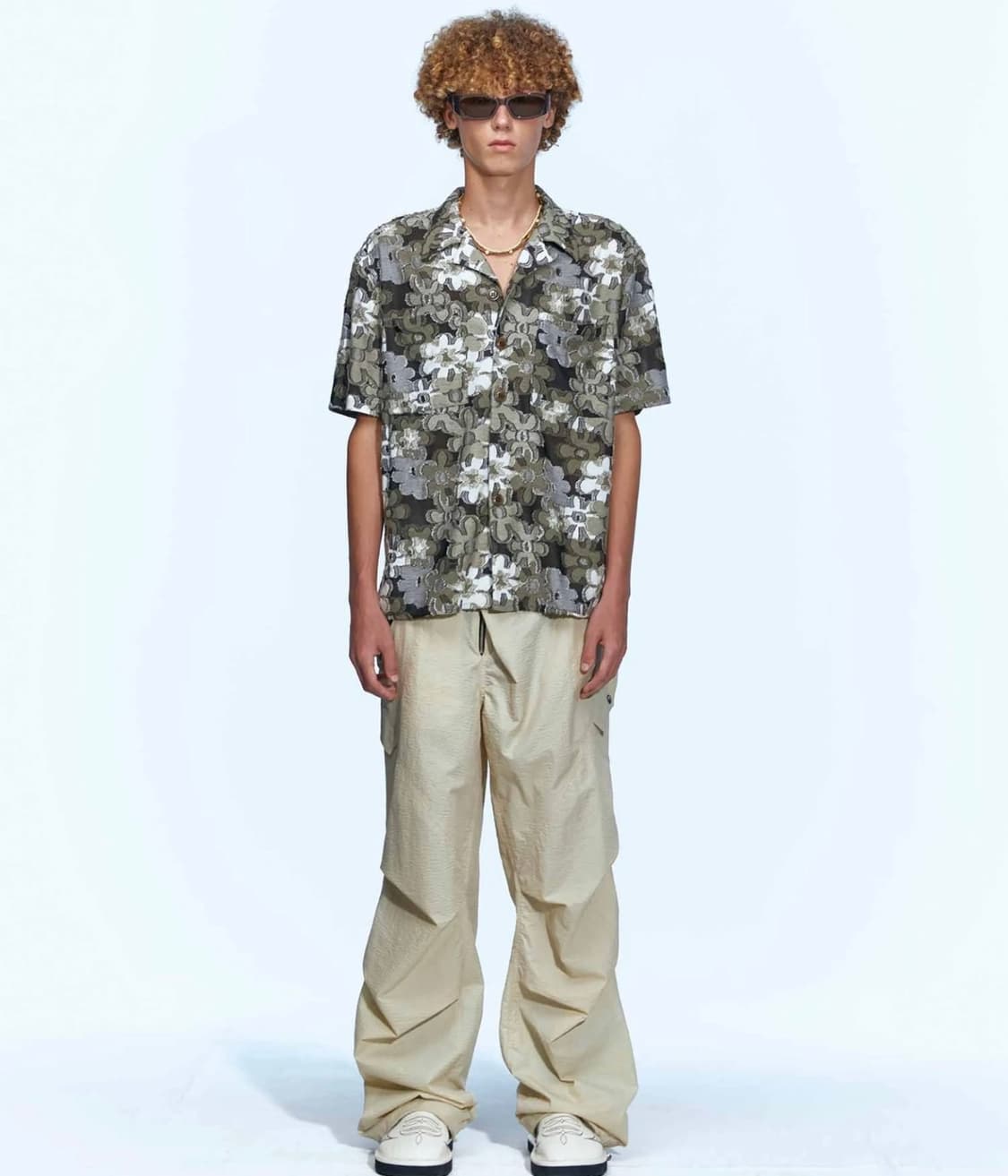 앤더슨벨 플라워 셔츠 Flower Knit Shirt atb953m 상품이미지2