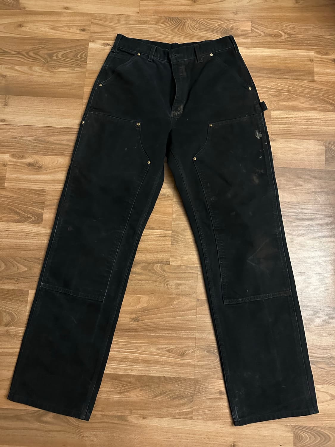 빈티지 칼하트 더블니 b01 블랙 상품이미지1