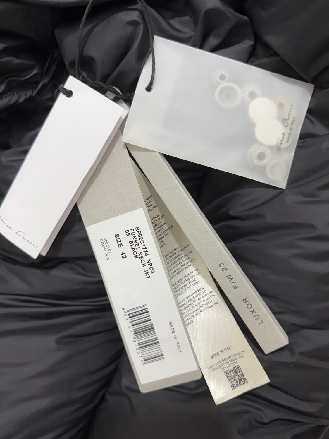 릭오웬스 23fw Luxor 퍼넬넥 패딩 상품이미지5