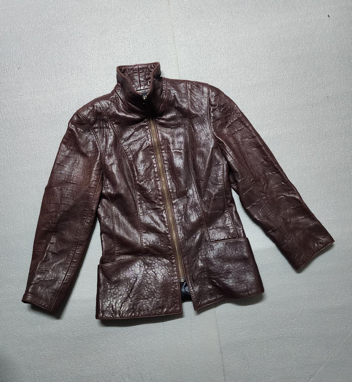 뉴질랜드 Caroline Moore 램스킨 양가죽 자켓 상품이미지1