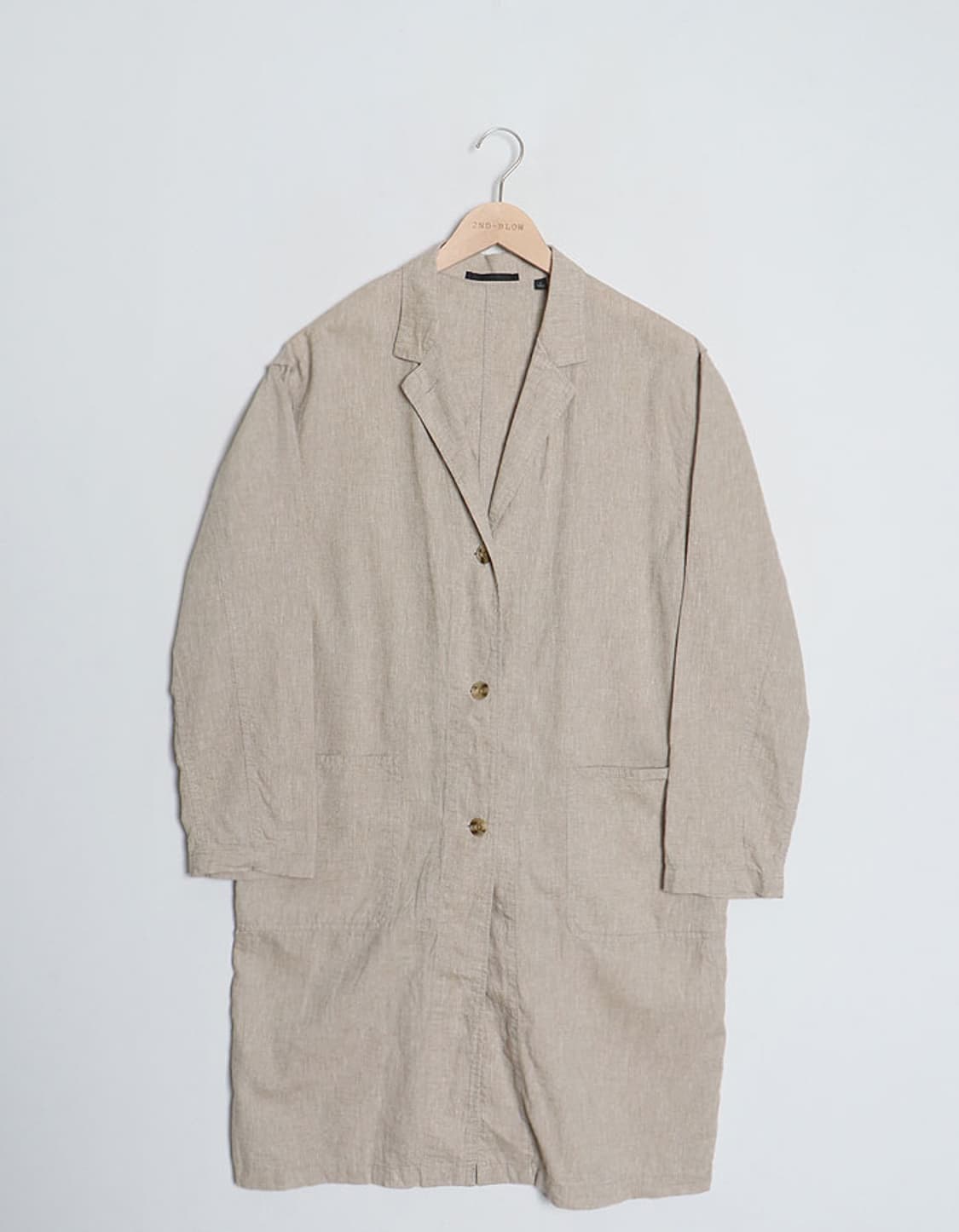 UNIQLO LinenBlend Coat 상품이미지1