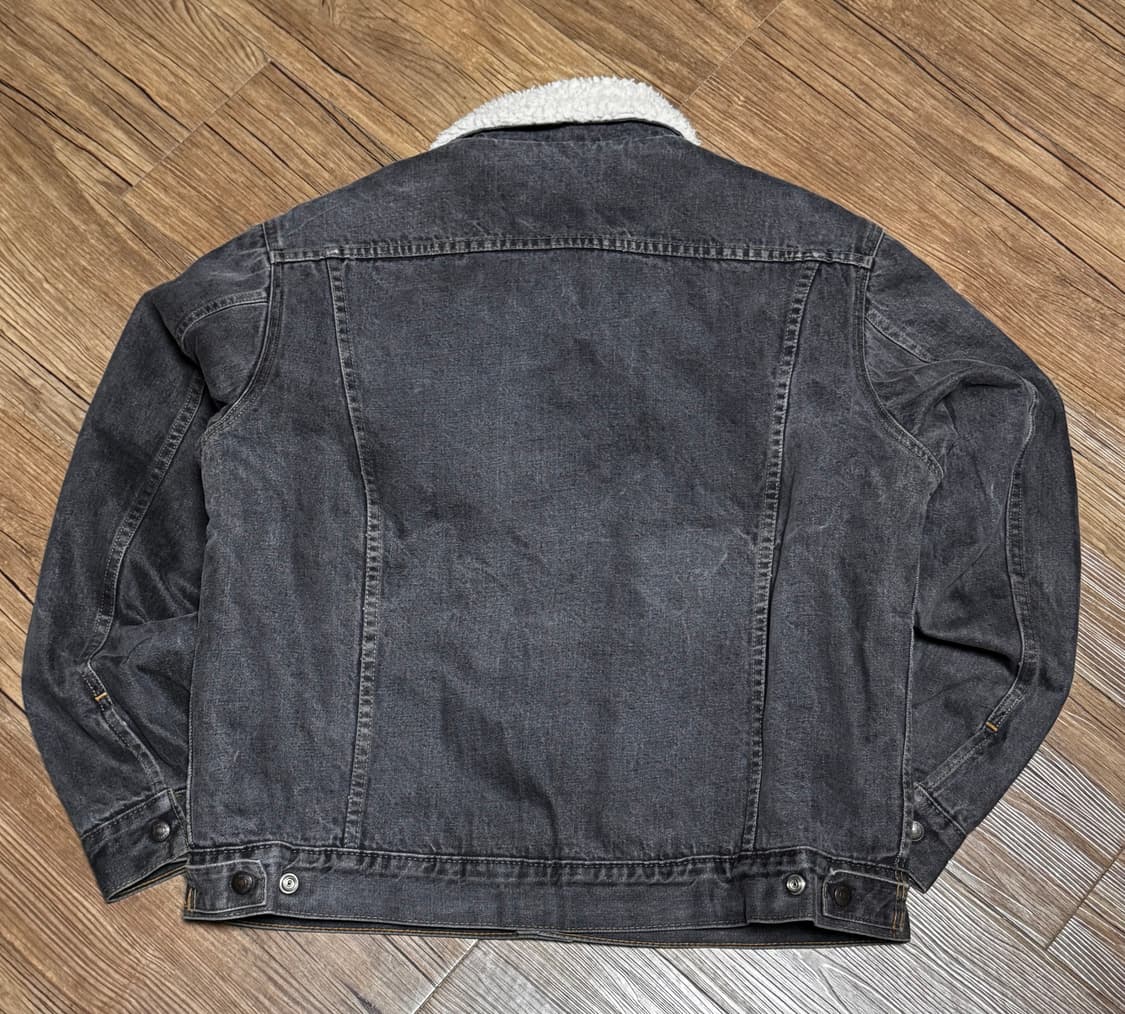 리바이스 타입 3 생쥐색 쉐르파 트러커 자켓 상품이미지3