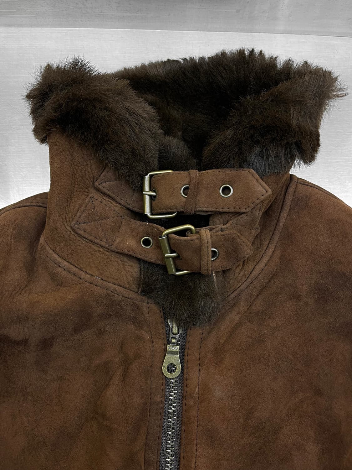 Bona Bell 90‘s 시어링 스웨이드 무스탕 상품이미지5