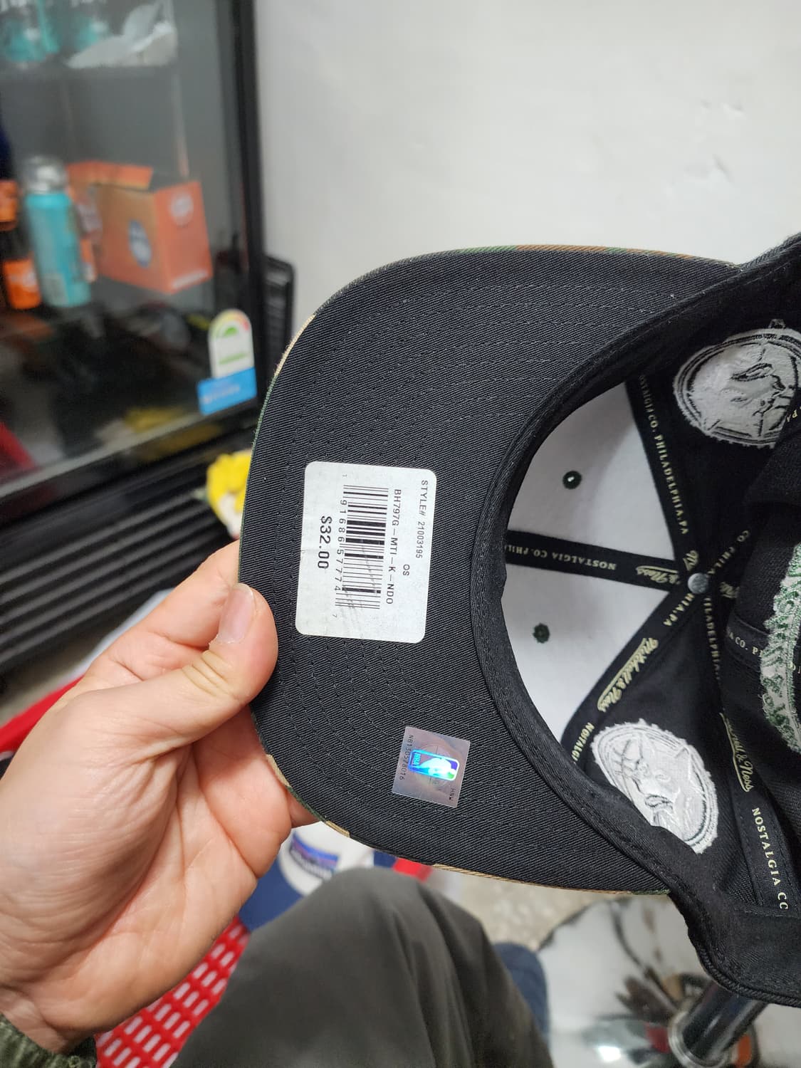 미첼앤네스 밀리터리 미네소타 팀버울브스 스냅백 상품이미지4