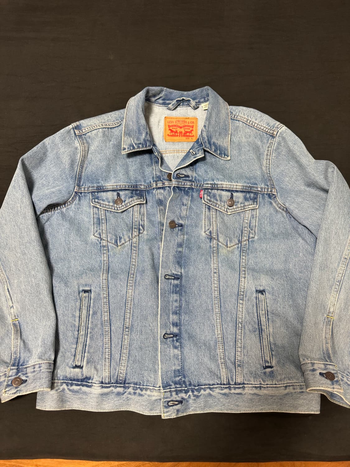 정품중고 리바이스 트러커 청자켓 L  상품이미지1