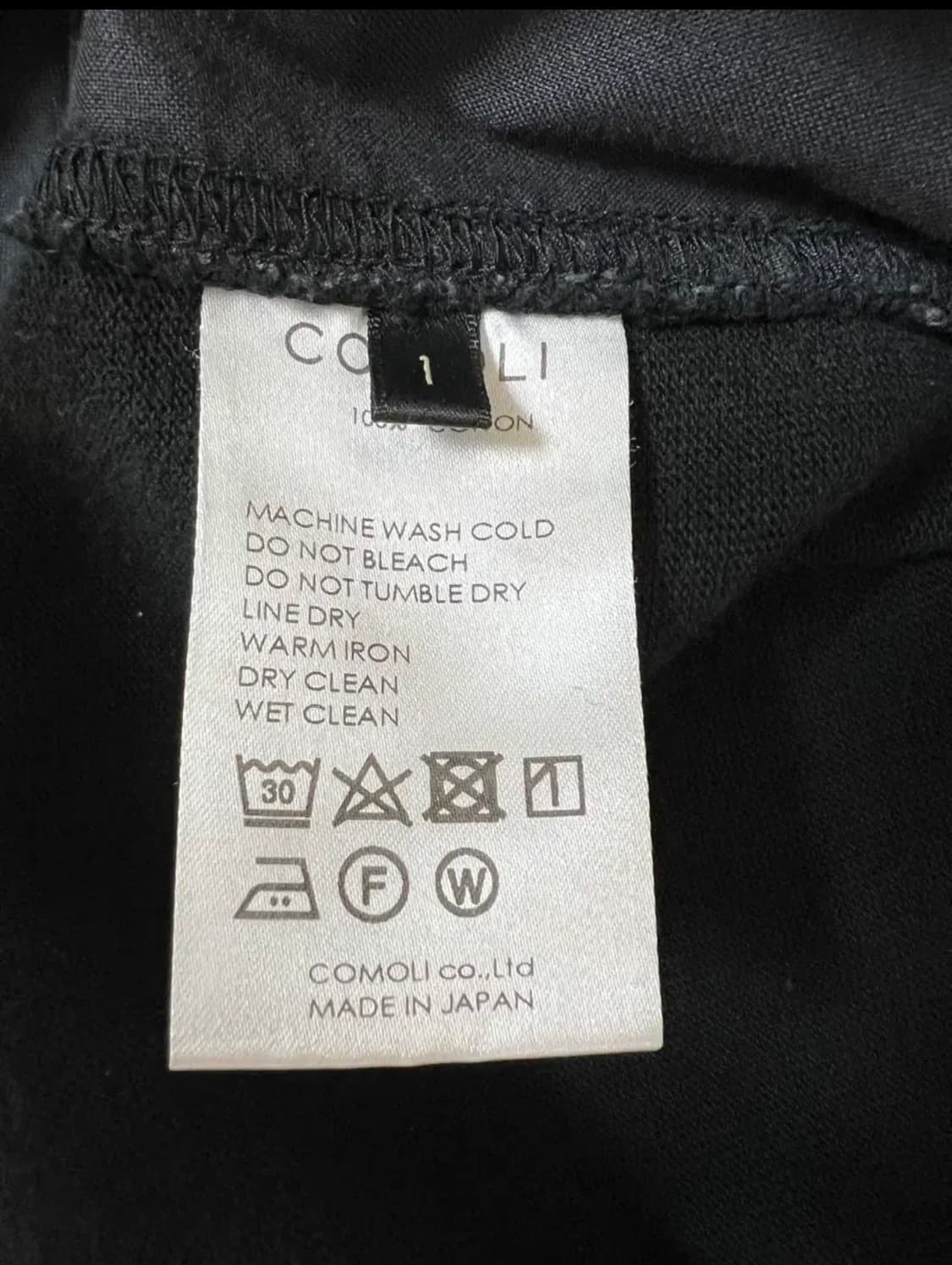 24ss 코모리 코튼저지 니턱팬츠 1size 상품이미지5