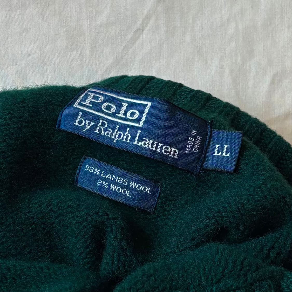 [LL] 90s 폴로 랄프로렌 폴로 플레이어 터틀넥 스웨터 상품이미지3