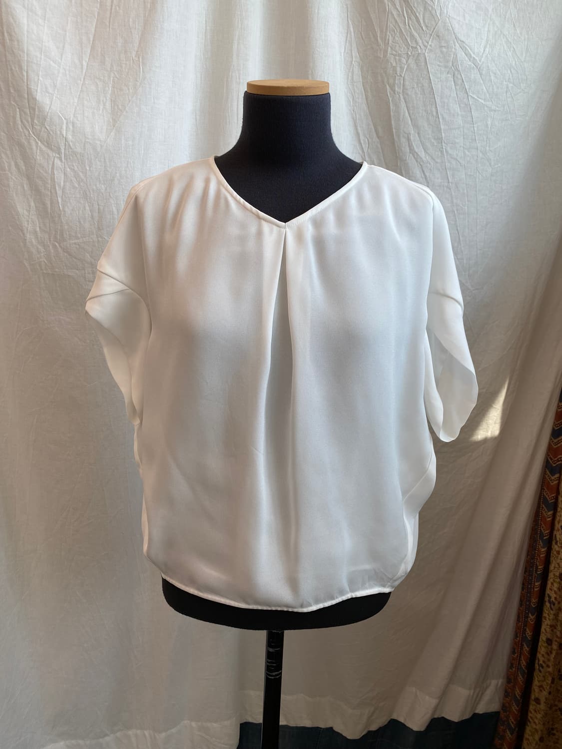 LITTLECHIC 화이트 반팔블라우스(M) 상품이미지9