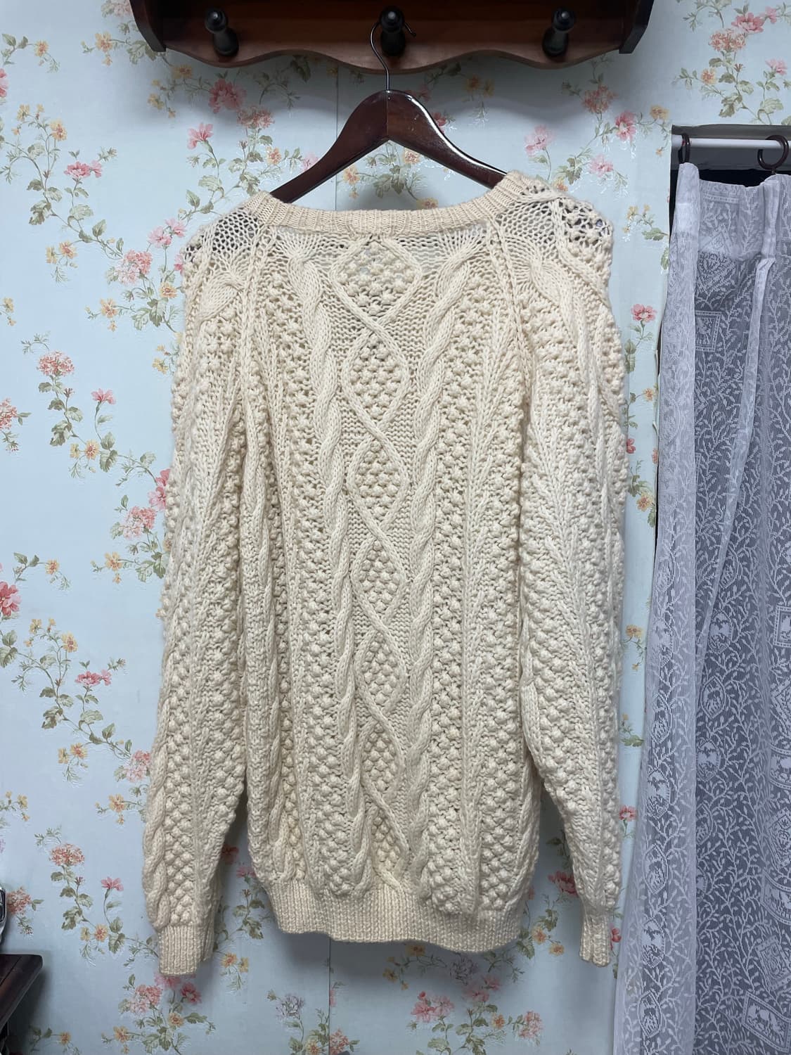 아이보리 꽈배기 니트 상품이미지2