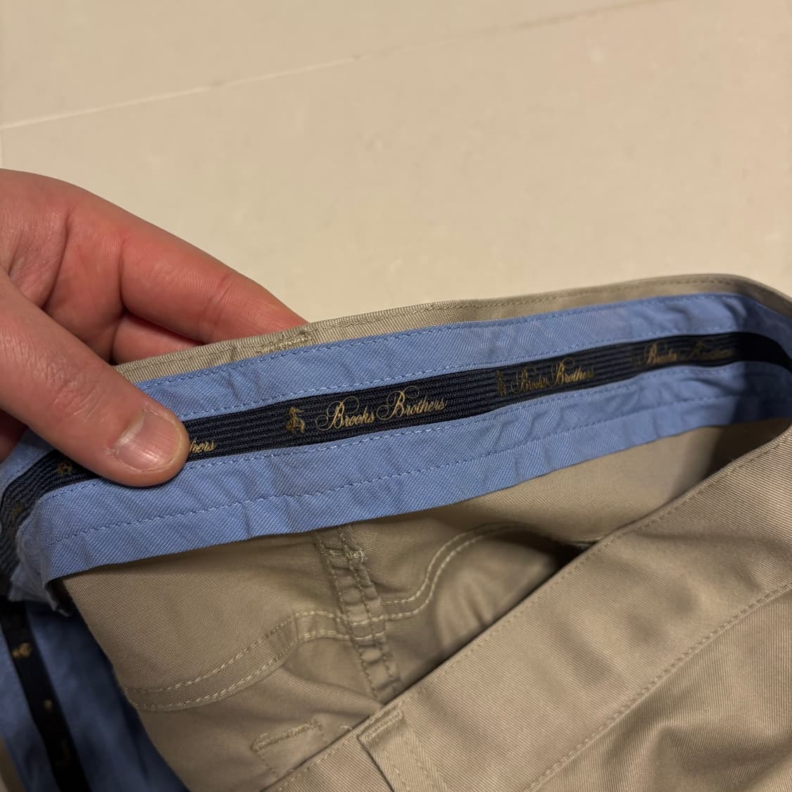 정품 브룩스브라더스 베이지 치노팬츠 면바지 32인치 상품이미지7