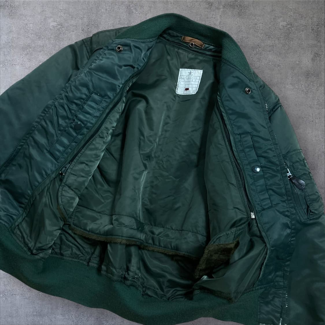 오리지날 국군용 장교 MA-1 봄버 자켓 상품이미지2