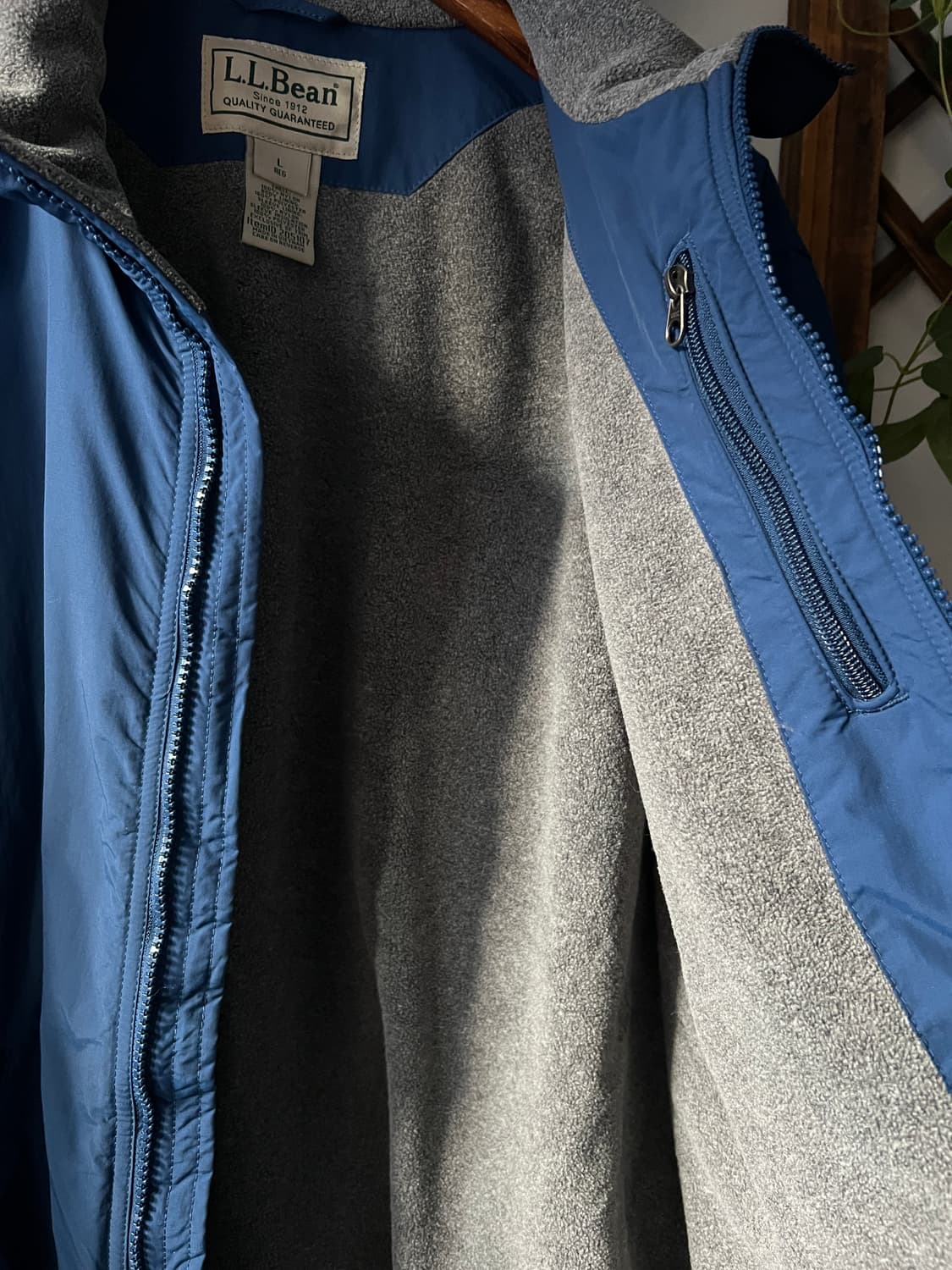 [L]엘엘빈 USA 플리스 라이닝 네이비 웜업 자켓 상품이미지6