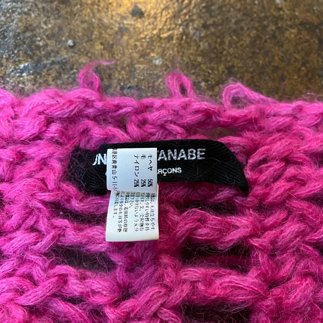 준야와타나베 모헤어 머플러 상품이미지5