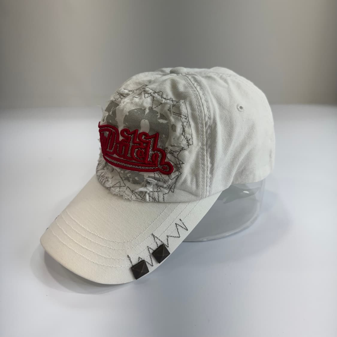 VonDutch 본더치 레드로고 화이트 볼캡 상품이미지4