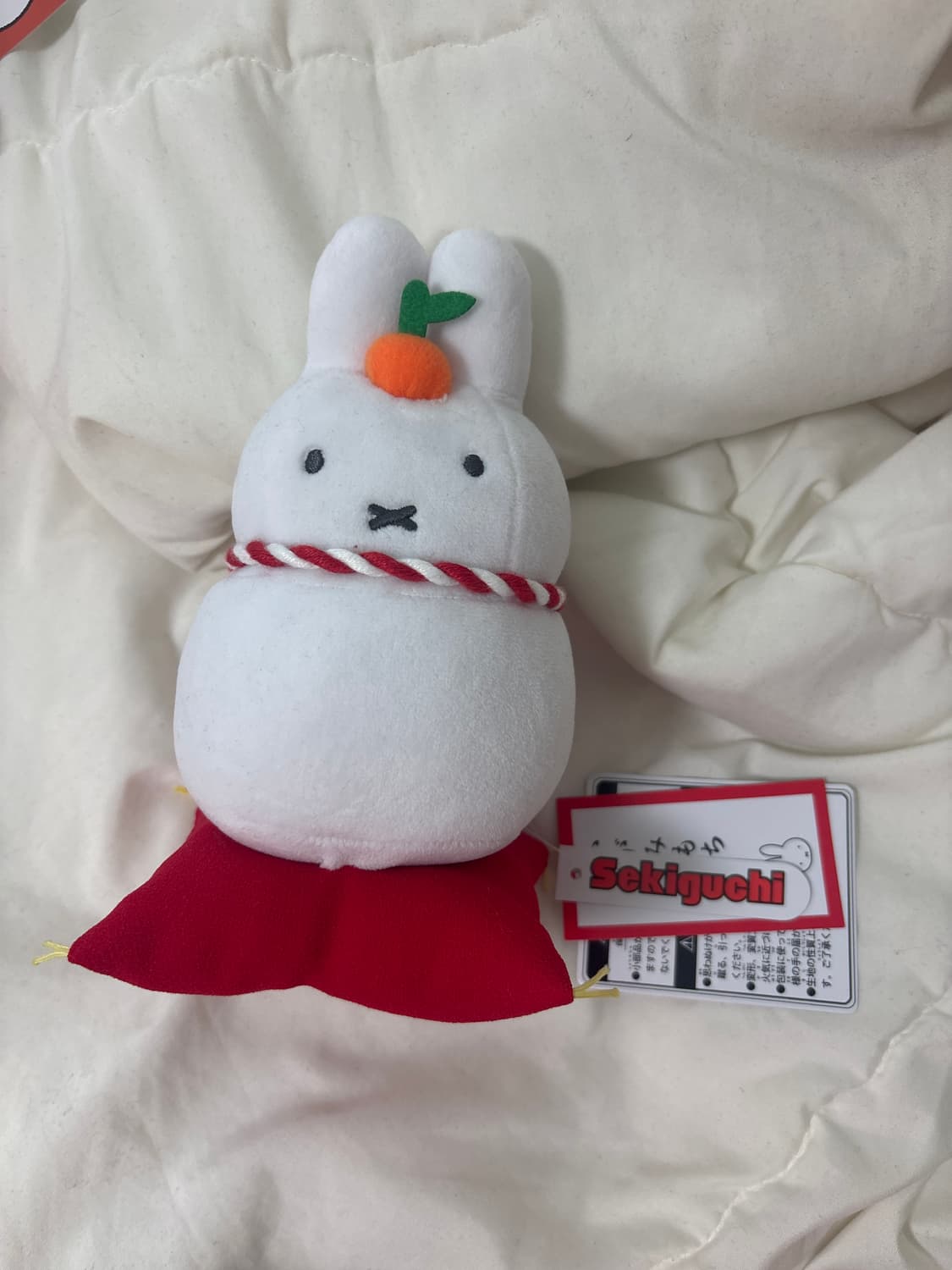 세키구치 정품 미피 새해 카다미모찌떡 인형 상품이미지1