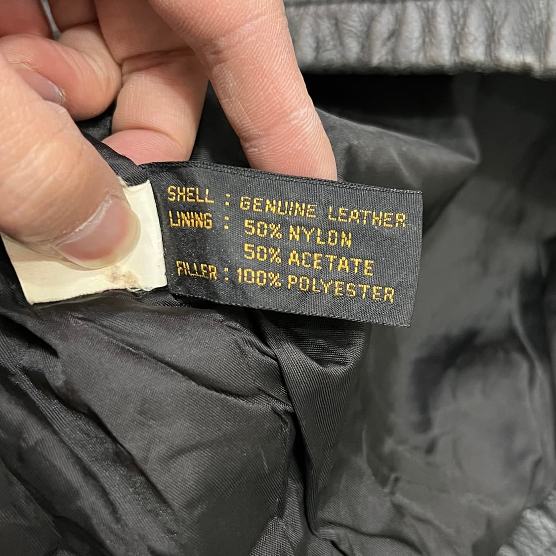  빈티지 레더 카라 자켓 y14988 상품이미지7