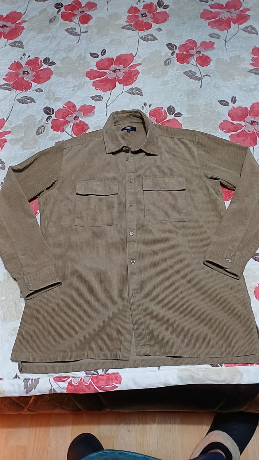 무신사 코듀로이남방 실측110 가슴64 기장82 상품이미지1