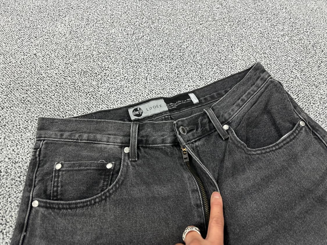 리바이스 실버탭 루즈핏 흑청데님 상품이미지3