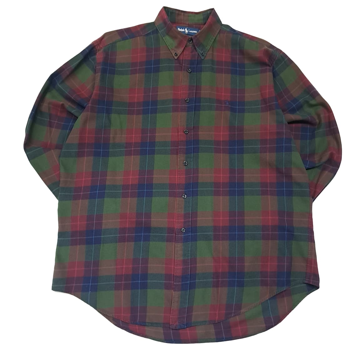 CL509 L 폴로 90s 코튼 클래식 타탄체크 멀티컬러 셔츠 남방 상품이미지1