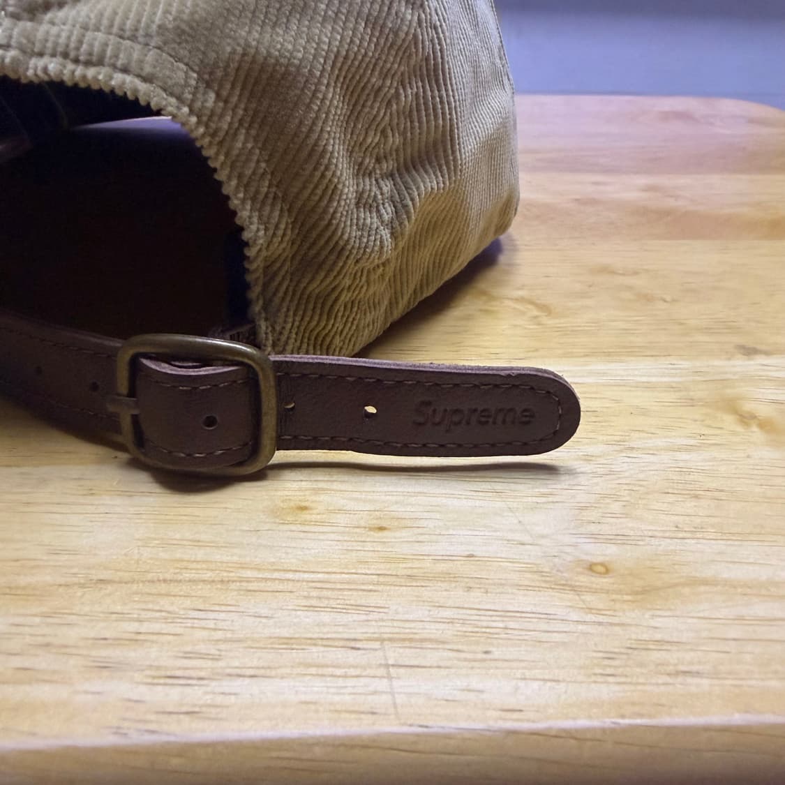 슈프림 코듀로이 캠프캡 베이지 23FW 상품이미지4