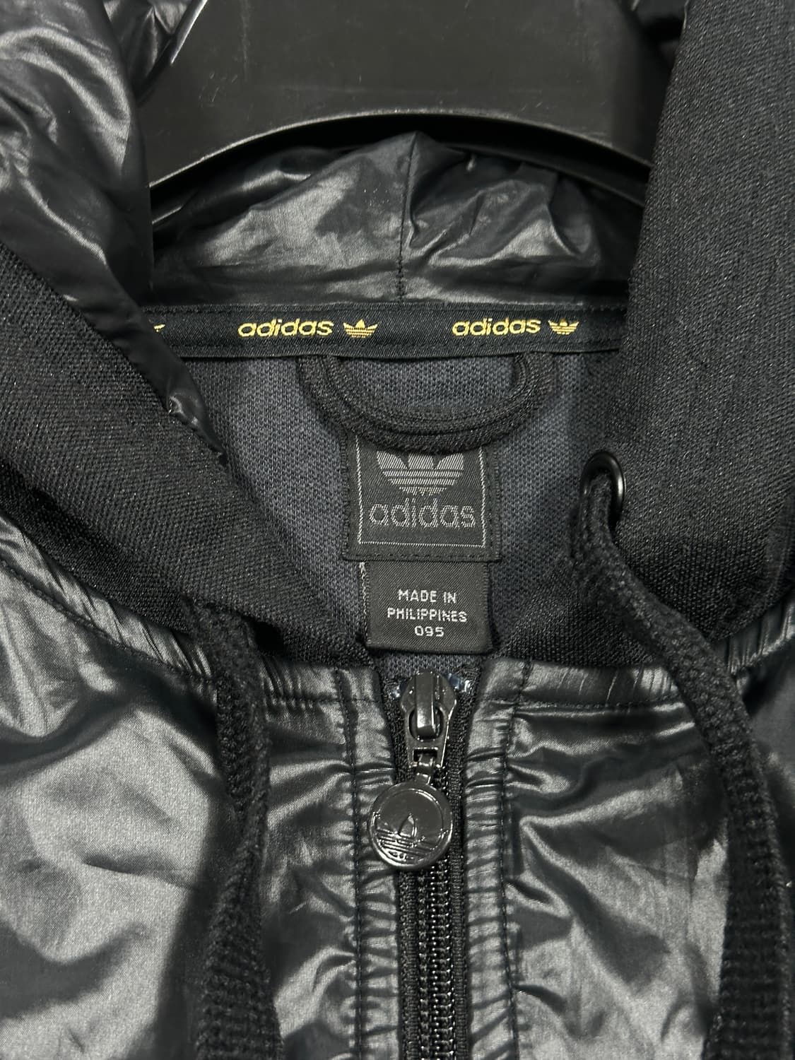 아디다스 올드스툴 져지 후드집업 95 블랙 상품이미지4