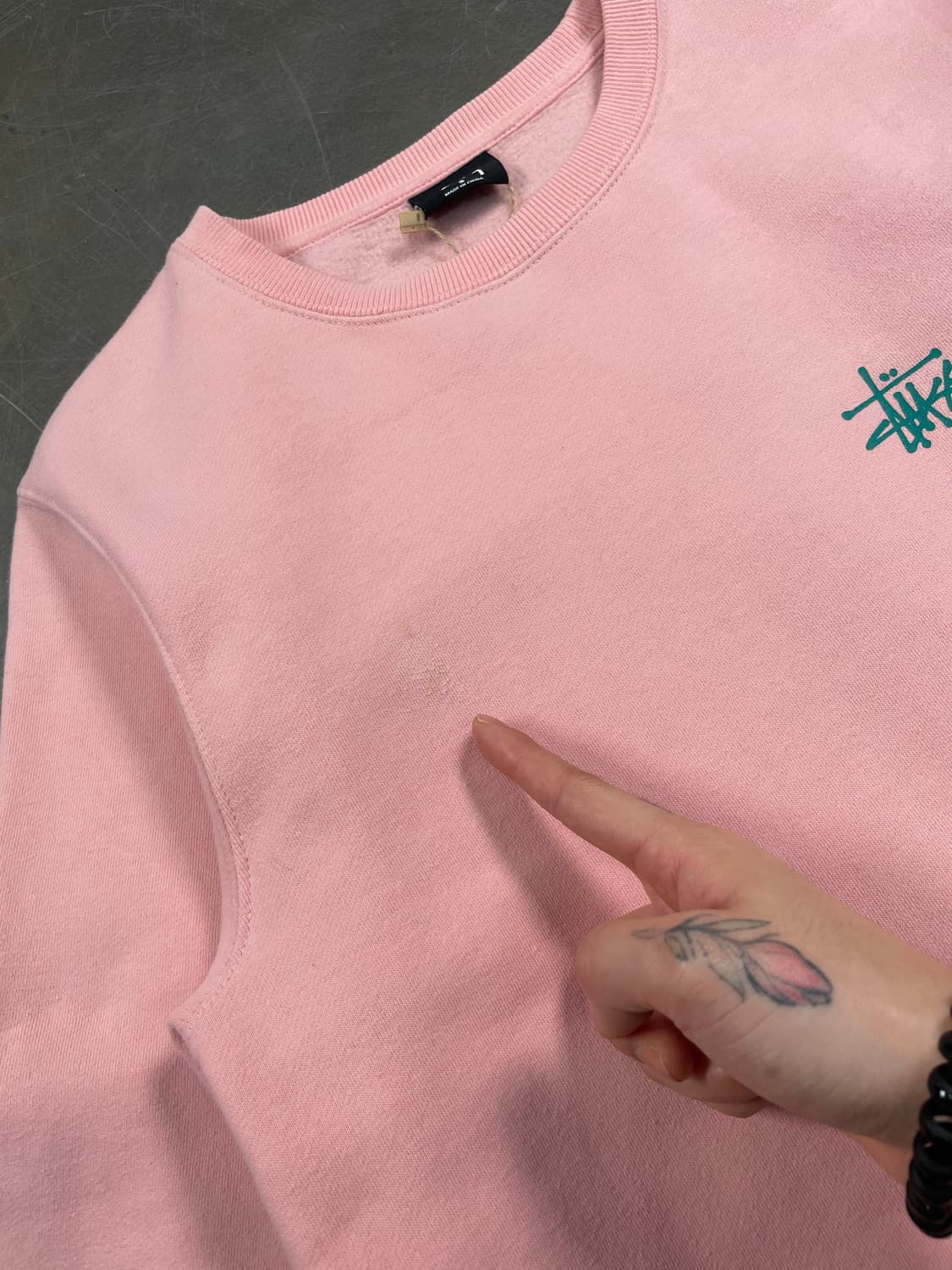 스투시 스탁로고 스웻셔츠 상품이미지5