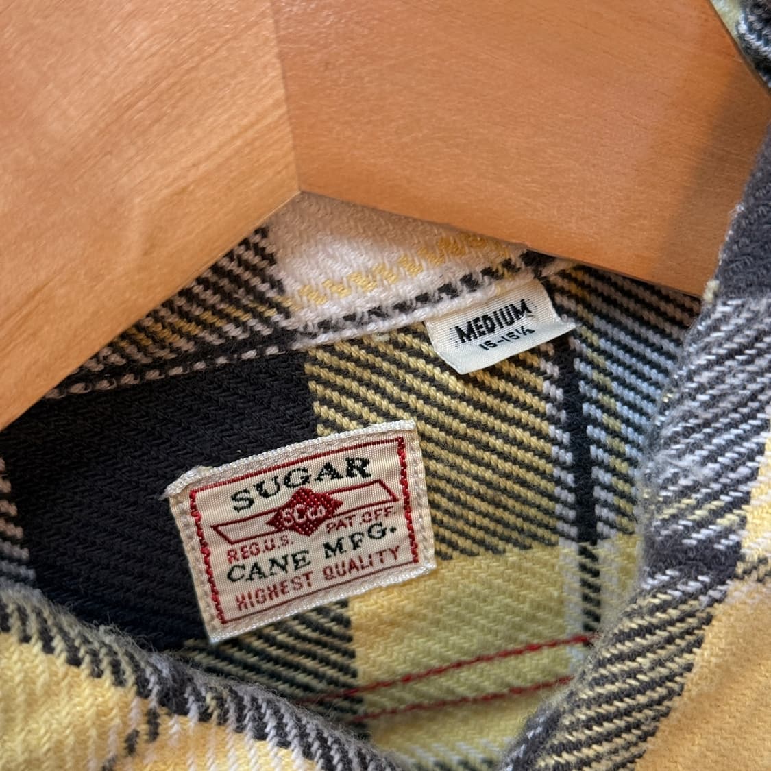 슈가케인 플란넬 워크셔츠 일본생산 M 상품이미지6