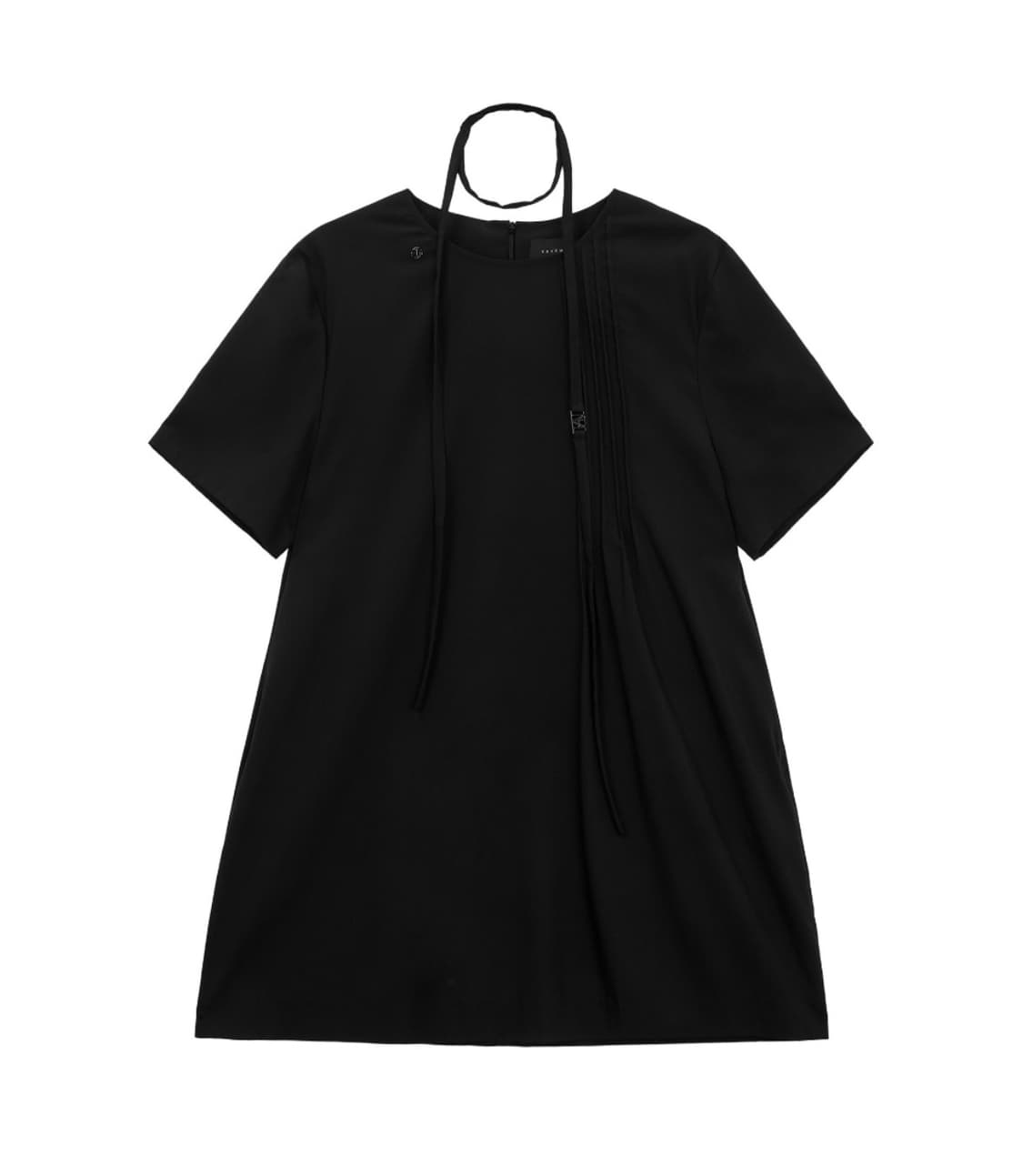 Pleat-Detail Mini Dress 상품이미지3