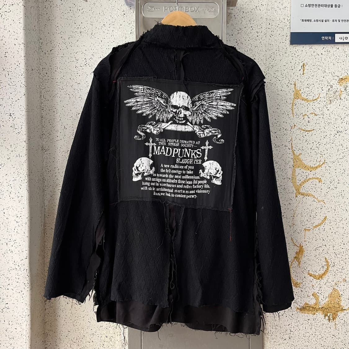 mad punk jacket 매드펑크 데미지 자켓 상품이미지2