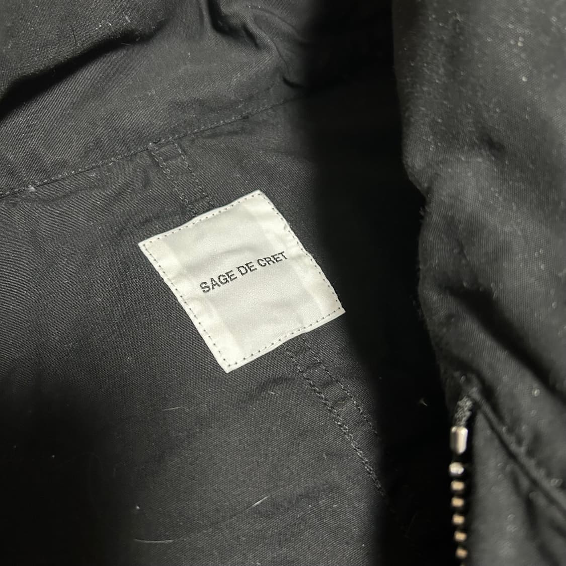[M] sage de cret 사쥬드크레 데스티니 하프코트 블랙 상품이미지5