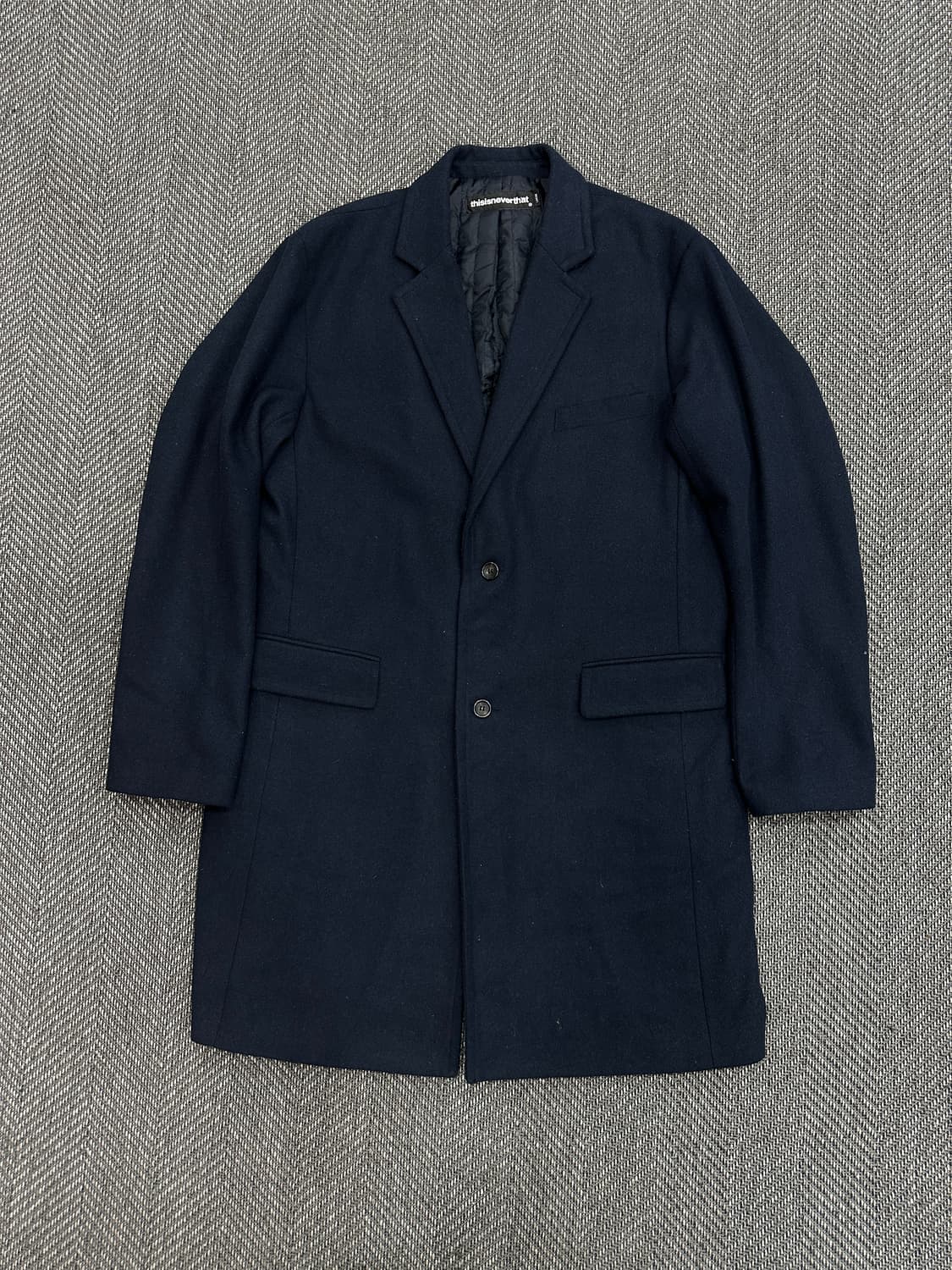 디스이즈네버댓 누빔 롱 코트 상품이미지1